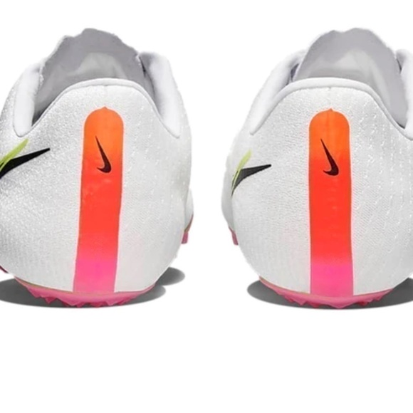 Nike Zoom Ja Fly 3 Track Cleats White Pink DM2338-100 Men’s Size 11.5 - Picture 8 of 10